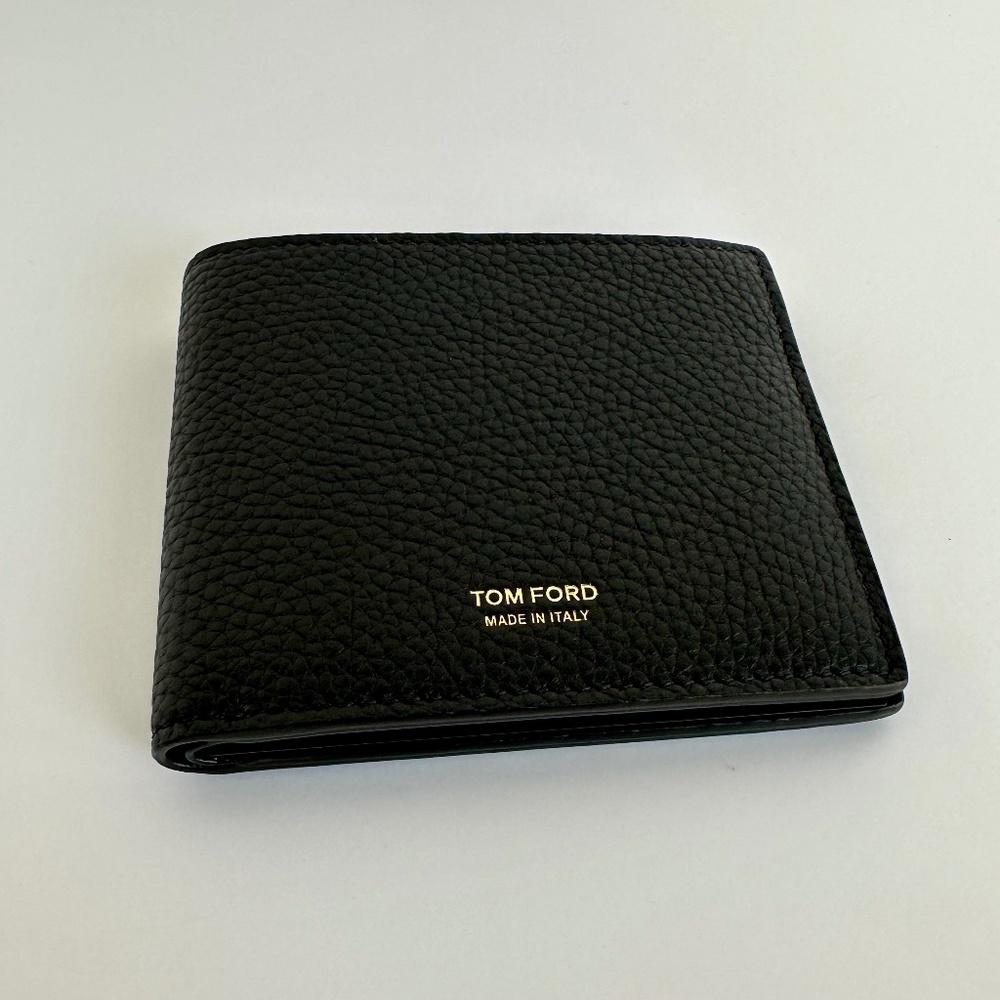 TOM FORD GRAIN LEATHER CLASSIC BIFOLD WALLET